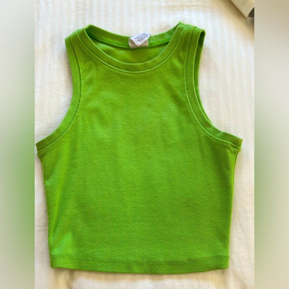 Light green tank top
